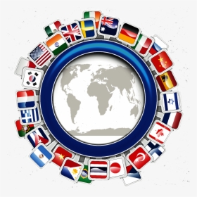 Flags Free Png Image - All Country Flags In Circle, Transparent Png, Transparent PNG