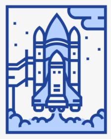 Space Shuttle Icon, HD Png Download, Transparent PNG