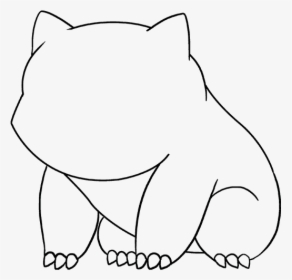 How To Draw Bulbasaur - Black And White Drawing A Bulbasaur, HD Png Download, Transparent PNG