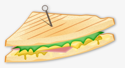Ham And Cheese Sandwich Clipart, HD Png Download, Transparent PNG