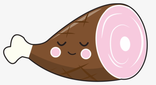 Transparent Ham Clipart - Cartoon Ham Png, Png Download, Transparent PNG