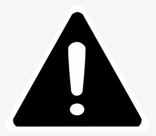 Warning, Sign, Attention, Caution, Danger, Symbol - Black Box Warning Symbol, HD Png Download, Transparent PNG