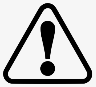 Warning Sign - Warning Sign Svg Free, HD Png Download, Transparent PNG