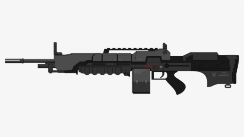 Machine Gun Png - Futuristic Light Machine Gun, Transparent Png, Transparent PNG
