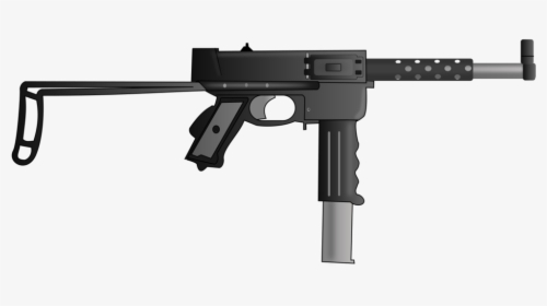 Gun Accessory,machine Gun,angle - Mat 49 Modified 7.62 Mm, HD Png Download, Transparent PNG