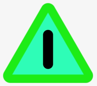 Caution Sign Warning Sign Danger Vector Clip Art - Green Danger Sign, HD Png Download, Transparent PNG
