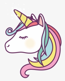 Cartoon Unicorn Face - Unicorn Cute Pictures To Draw, HD Png Download, Transparent PNG