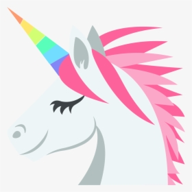 File - Emojione 1f984 - Svg - Unicorns Rainbows - Unicorn Emoji, HD Png Download, Transparent PNG