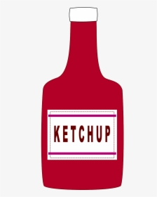 Clip Art Ketchup Bottle, HD Png Download, Transparent PNG