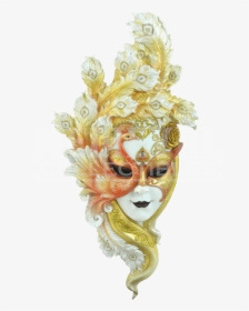 Gold Plaque Png - Las Vegas Feather Mask, Transparent Png, Transparent PNG