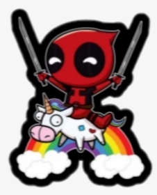 Deadpool On Unicorn Clipart , Png Download - Unicorn Deadpool Maximum Effort, Transparent Png, Transparent PNG