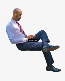 Sitting Businessman Man , Png Download - Business Man Sitting Png, Transparent Png, Transparent PNG