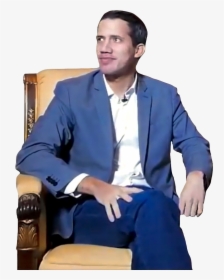 Juan Guaidó Seated - Juan Guaidó, HD Png Download, Transparent PNG