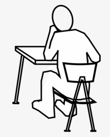 Draw A Person Sitting, HD Png Download, Transparent PNG