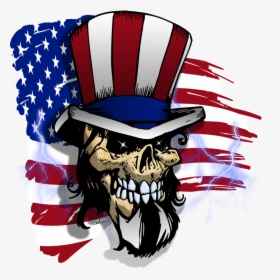 American Skulls By Tyger-graphics - American Skull Transparent, HD Png Download, Transparent PNG