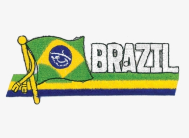1416 Brazil Flag Patch - Illustration, HD Png Download, Transparent PNG