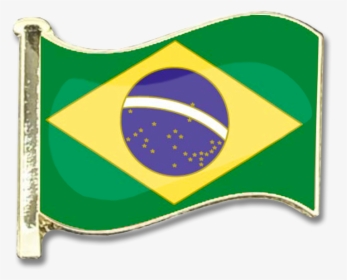 Brazil Flag Badge - Brasil, HD Png Download, Transparent PNG