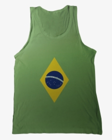 Brazil Flag Tank Top - Flag Of Brazil, HD Png Download, Transparent PNG