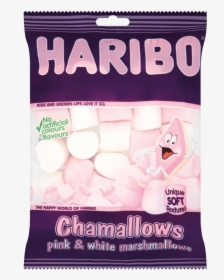 Haribo Chamallows Pink White Marshmallows 150g - Haribo Chamallows Pink & White, HD Png Download, Transparent PNG