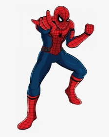 How To Draw A Spiderman Step By Easy Realistic - Spiderman Clipart Png, Transparent Png, Transparent PNG