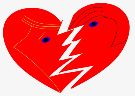 Real Heart Broken Heart Free Pictures On Pixabay Clipart - Broken Profile, HD Png Download, Transparent PNG