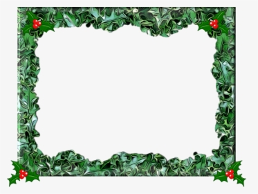 Christmas Frame, Christmas, Holly, Frame, Winter, Xmas - Christmas Day, HD Png Download, Transparent PNG