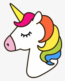 Foods Clipart Unicorn - Easy Simple Unicorn Drawing, HD Png Download, Transparent PNG