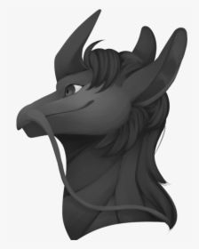 Unicorn Head Clipart Black And White - Illustration, HD Png Download, Transparent PNG