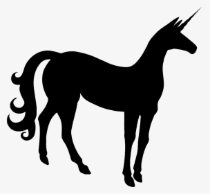 Unicorn Horse Silhouette Clip Art - Boxer Dog Graphic, HD Png Download, Transparent PNG