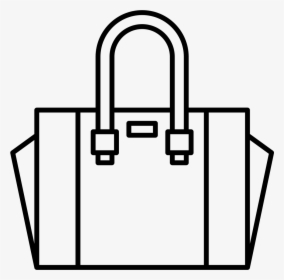 Hand Bag Svg Png - Outline Handbag Clipart, Transparent Png, Transparent PNG