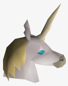 Transparent Unicorn Head Png - White Unicorn Mask Osrs, Png Download, Transparent PNG