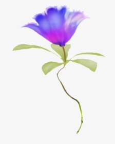 Clipart Watercolor Flowers Blue, HD Png Download, Transparent PNG
