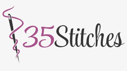 35 Stitches Is A Fashion Abode Where Seams And Stitches - Calligraphy, HD Png Download, Transparent PNG