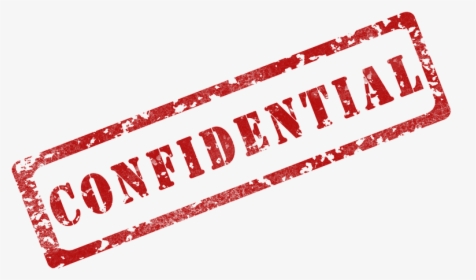 Confidential, Secret, Private, Font, Stamp, Characters - Confidential Information, HD Png Download, Transparent PNG