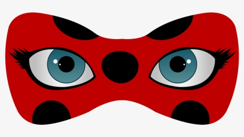 Clip Art Moldura Miraculous - Imagem Da Mascara Da Ladybug, HD Png Download, Transparent PNG