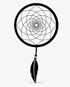 Dreamcatcher Coloring Page - Easy First Nations Art, HD Png Download, Transparent PNG