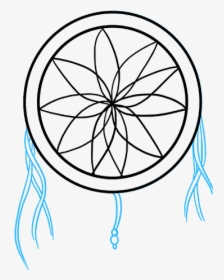 How To Draw Dream Catcher - Dream Catcher Drawing Simple, HD Png Download, Transparent PNG