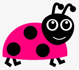 Pink Lady Bug Clipart, HD Png Download, Transparent PNG