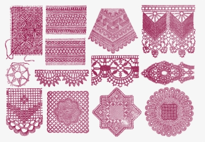 Lace Textile Vintage Chinese Pattern Transprent Png - Lace, Transparent Png, Transparent PNG