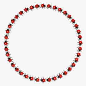 Frame, Round, Lucky Ladybug, District, Isolated - Necklace, HD Png Download, Transparent PNG