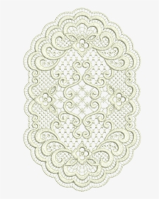 Oval Lace Design , Png Download - Crochet, Transparent Png, Transparent PNG