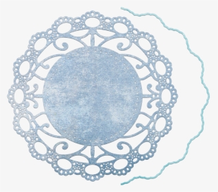 Ankara Lace Doily With Angel Wing Die / Suaje De Tapete - Circle, HD Png Download, Transparent PNG