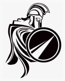 Transparent Knight Helmet Clipart - Spartan Png, Png Download, Transparent PNG