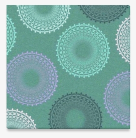 Teal Sea Foam Green Lace Doily Canvas Print 12 X12 - Circle, HD Png Download, Transparent PNG