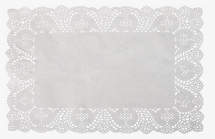 Rectangle Doly Paper - Square White Lace Doily, HD Png Download, Transparent PNG