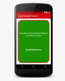 How To Make Rounded Corners In Android Layout - Android Layout Radius, HD Png Download, Transparent PNG