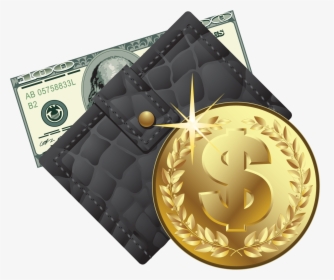 Download And Use Money Transparent Png File - Purse With Money Image Png, Png Download, Transparent PNG