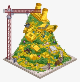 Transparent Money Pile Png - Simpsons Tapped Out Money Mountain, Png Download, Transparent PNG