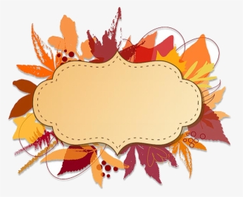 Fall Border Free Thanksgiving Borders Happy Clip Art - Frame Thanksgiving Border Clipart, HD Png Download, Transparent PNG