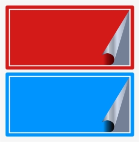 Red And Blue Labels, HD Png Download, Transparent PNG